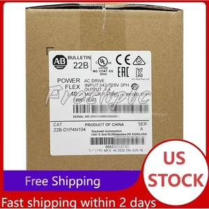 Allen-Bradley 22B-D1P4N104 PowerFlex 40 AC Drive New 2022 22BD1P4N104 AB US - Picture 1 of 4