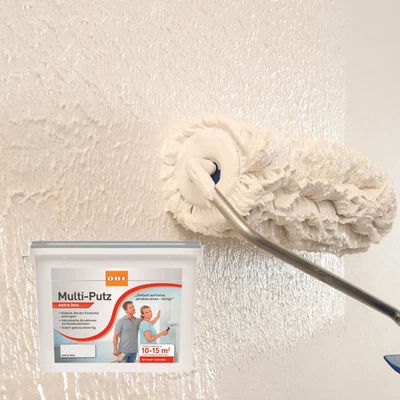 Multi Putz, Rollputz, Putz extra fein - weiß - 10kg gebrauchsfertig für Innen - Bild 1 von 3