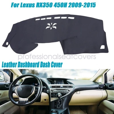 Cubierta de tablero de cuero para Lexus RX350 450H 2009 2010-2015 alfombra de tablero Foto 1 de 4