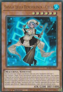 Yu-Gi-Oh! Battaglie della Leggenda : SAGGIA DELLA BENEVOLENZA -  CIELA - Foil - Foto 1 di 2