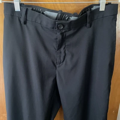 NIKE Dri-Fit Flex Pant Flat Front  Golf Performance Pant Men's 32 X 32 Black - Image 1 of 4