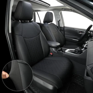 GIANT PANDA Full Set Car Seat Covers For TOYOTA RAV4 19-25 XLE, LE, XLE Premium - Foto 1 di 13