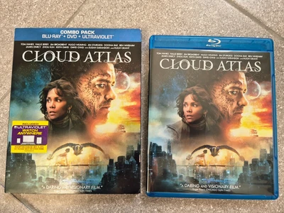 CLOUD ATLAS (2012) Tom Hanks, Halle Berry, Jim Broadbent. US  Blu-ray + DVD - Image 1 of 4