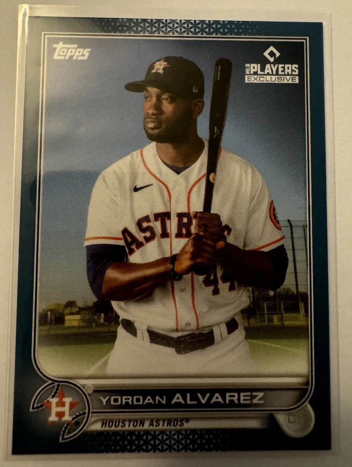 2022 Topps X MLB Players Exclusive - Yordan Alvarez #12 Blue /150 - Image 1 of 2