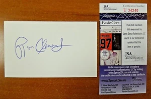 Rare Roger Clemens Very Early 1982-83 Era Signed 3x5 Pre Major League JSA COA - Picture 1 of 2