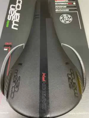 Selle San Marco Saddle Regale Carbon FX Estreito (Peça) Preto - Imagem 1 de 4