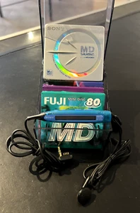 Sony Portable Minidisc Player Model MZ-E62 MD Walkman funzionante + 3 MD vergini - Afbeelding 1 van 3