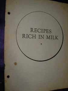Vintage cookbook booklet 1941 Recipes Rich in Pet Milk Company cooking baking - Picture 1 of 6