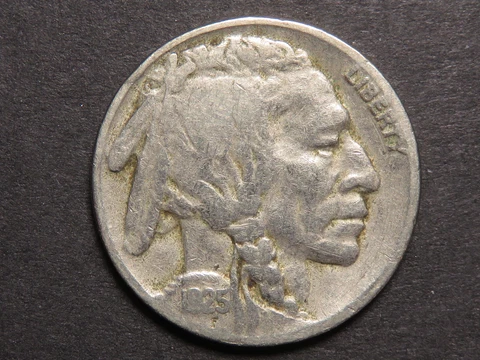 1925-S Buffalo Nickel, VG Cover