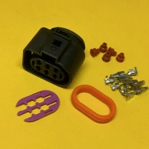 6 Pin plug set for new style square Bosch sensor connector female - Picture 1 of 5