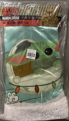 Star Wars The Mandalorian BABY YODA The Child Pod CHRISTMAS Tree Skirt HOLIDAY - Image 1 of 4