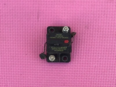Thermal Circuit Breaker 185150F 185 Series 150A 150 Amp 48VDC max - Image 1 of 2
