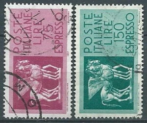 1958-66 ITALIA USATO ESPRESSO 2 VALORI STELLE - ED01 - Picture 1 of 1