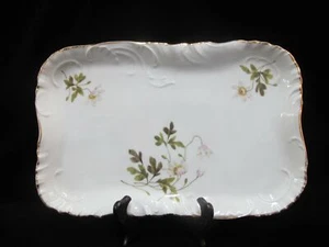 ROSENTHAL Louis XIV HAND PAINTED Floral Gilt 12 1/4" Serving Dish Tray - Picture 1 of 5