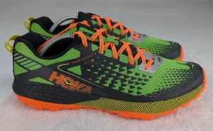 Scarpe da trail running Hoka Speed Instinct 2 uomo taglia 11 verde fluo nero arancione NUOVE - Foto 1 di 11