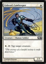 Gideon's Lawkeeper - Foil ~ Lightly Played Magic 2012 M12 MTG Magic UltimateMTG