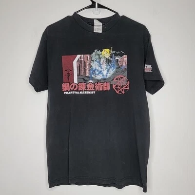Vintage Y2K 2004 Fullmetal Alchemist Anime Manga Cartoon Promo Shirt Size Large - Image 1 of 4