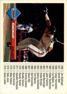 1993 Donruss Checklist #650