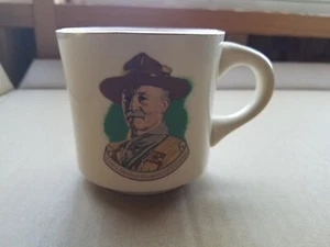 Vintage BSA Boy Scouts of America Coffee Mug Lord Baden-Powell of Gilwell - Foto 1 di 2