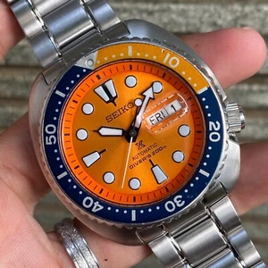RARE SEIKO PROSPEX SRPC95 AUTOMATIC ORANGE DIAL TURTLE MEN WATCH LIMITED EDITION - Bild 1 von 9