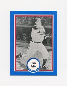 #TN28155 BOB FELLER 1970's Shakey's Pizza Baseball Card