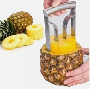 Edelstahl Ananas Entkerner Schäler Obstschneider Gadget Obst Schneidewerkzeug - Bild 1 von 14