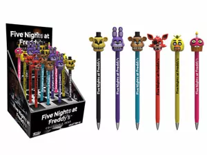 Funko FNAF Pen Toppers Golden Freddy Freddy Fazbear Foxy Bonnie Chica Cupcake - Picture 1 of 30