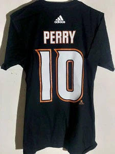 Adidas NHL T-shirt Anaheim Ducks Corey Perry nera taglia M - Foto 1 di 1