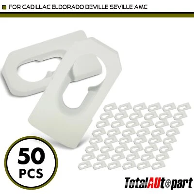 50Pcs Top Trim Moulding Clip Retainer for Cadillac Eldorado AMC 14.29x19.05mm - image 1 of 4