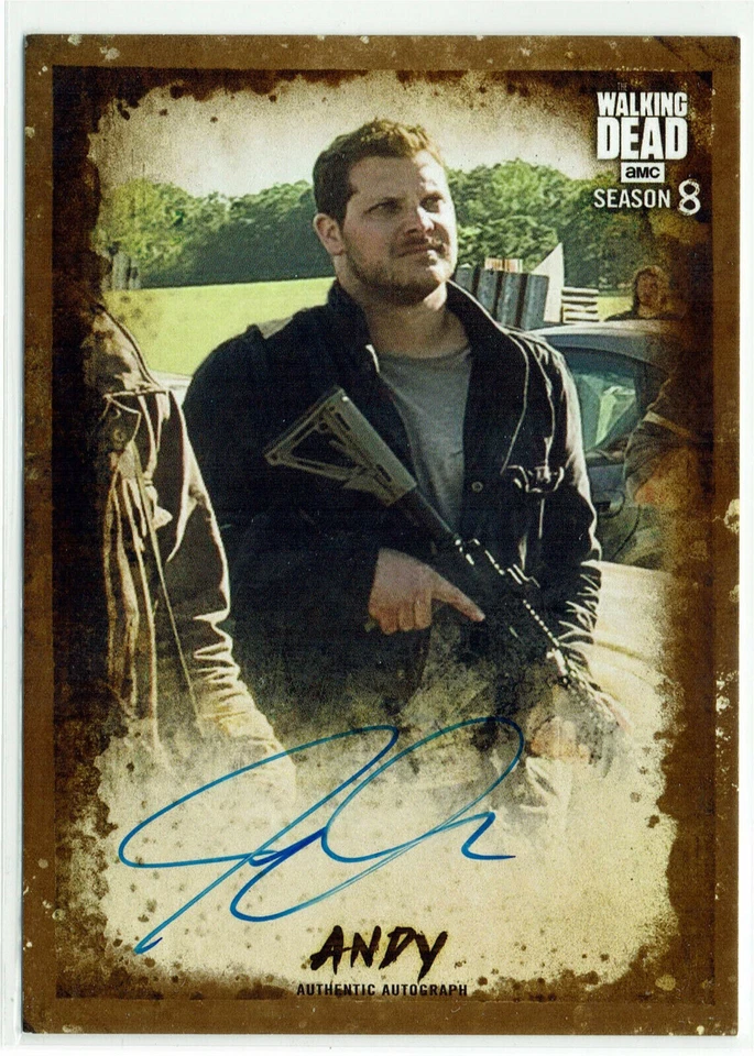 Walking Dead Season 8 Topps 2018 Auto Autograph A-JP Jeremy Palko as Andy #24/50 - Image 1 of 1