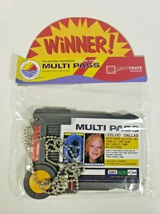 Caja de botín Quinto elemento Leeloo Dallas Cordón Multi Pase Portatarjetas Totalmente NUEVO - Imagen 1 de 2