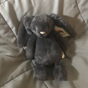 AUTHENTIC❗️Jellycat SMALL bashful inky bunny- NWT Retired - Picture 1 of 7
