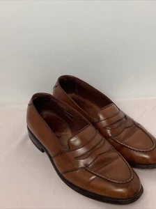 Allen Edmonds 4869 "RANDOLPH" Hombre Vestido Negocios Penny Mocasines Talla 8D Marrón - Imagen 1 de 13