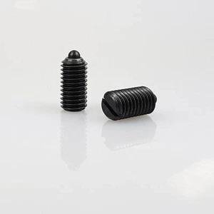 Federnde Druckstücke mit Schlitz u. Druckstück M10 Stahl - leichter Federdruck - Picture 1 of 2