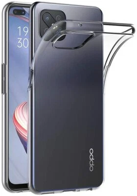 PHONETHRONE COVER CUSTODIA PER OPPO RENO4 Z 5G TRASPARENTE TPU SLIM MORBIDA ULTRASLIM SOFT
