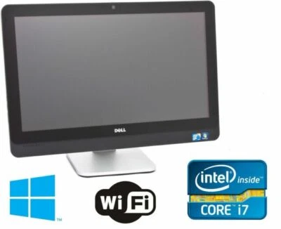 Dell Optiplex 9020 Intel Core i7 (4th Gen) All-in-one 3.1GHz 8GB 1TB WiFi Webcam - Image 1 of 4