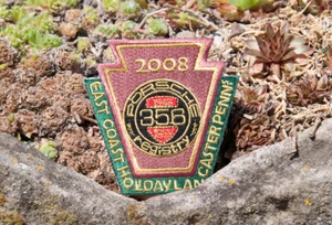 VINTAGE AUTOMOBILE CLUB PATCH / BADGE # PORSCHE 356 REGISTRY LANCASTER 2008 - Picture 1 of 2