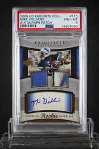 🔥 psa 8 2005 Exquisite Collection /199 Mike Williams #113 Rookie Auto Signature - Picture 1 of 3