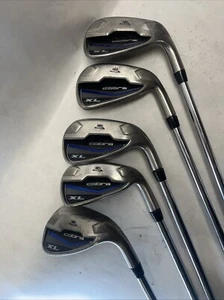 Cobra XL Irons 6 7 8 9 and S Sand Wedge Regular right handed - Picture 1 of 7