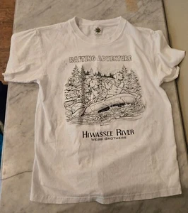 Rafting Adventures Hiwasee River Dogs on Boat Kids L tee shirt color changing - Picture 1 of 6