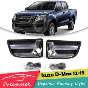 LED DRL for Isuzu D-Max RT50 2012 2013 2014 2015 Daytime Running Light Fog Lamp - Picture 1 of 8