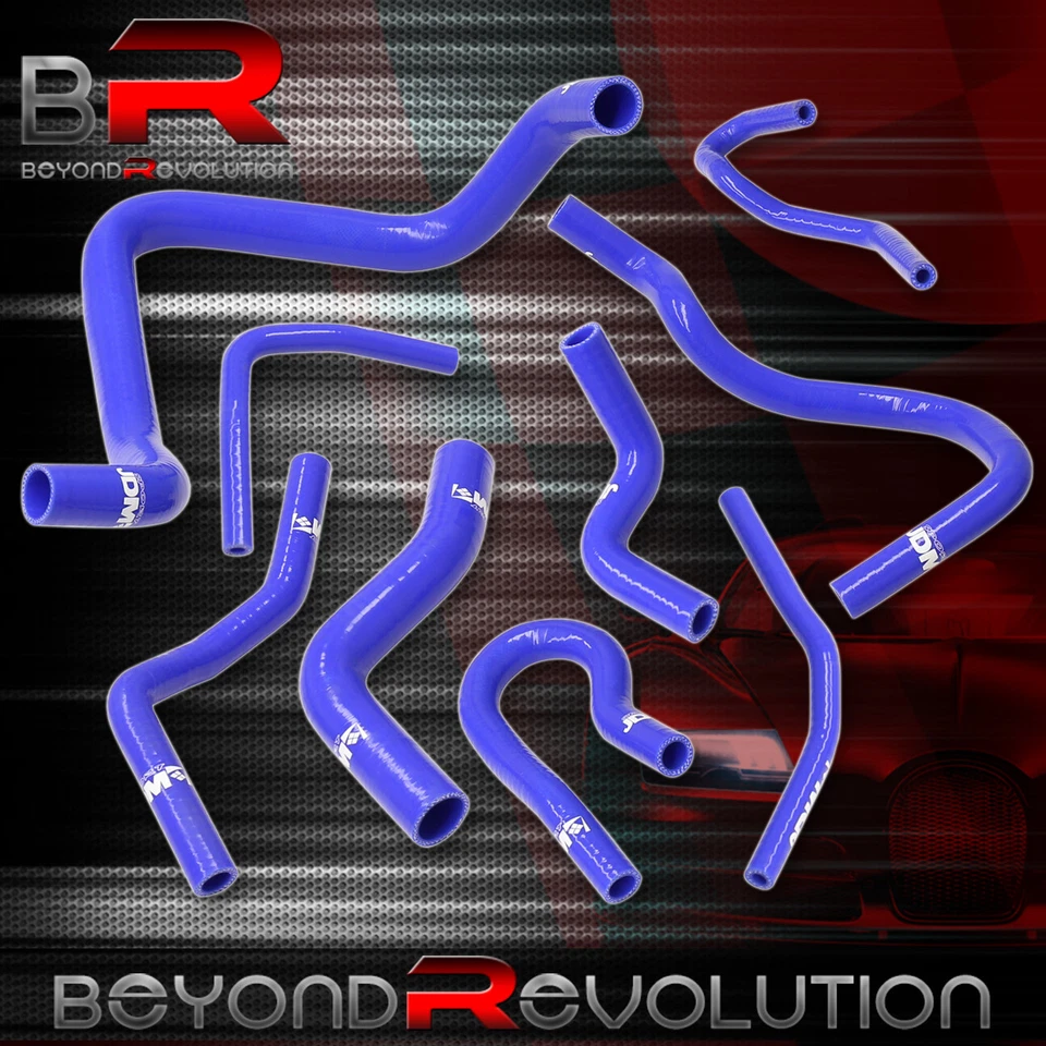 Для 1992-2000 Civic EK EG D15 D16 SOHC обновление силиконовый радиатор нагреватель шланг синий - Изображение 1 из 3