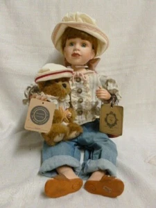 Muñeca grande L/E Boyds Bear Yesterdays Child Lucinda Gilligan By The Sea 2000 4929 - Imagen 1 de 7