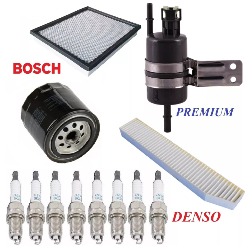 Tune Up Kit Filters Spark Plug For JEEP GRAND CHEROKEE V8; 4.7L 1999-2001 - Image 1 of 1