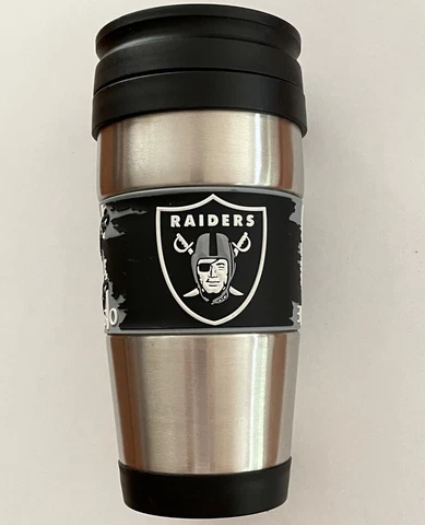NFL Raiders Stainless Steel Travel Coffee Mug Cup Tumbler 16 oz 2nd Cover
