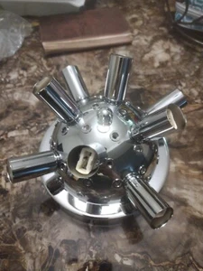 Modern LED Crystal Ceiling Light Fixture Ceiling Lamp Firework Chandelier Chrome - Picture 1 of 4