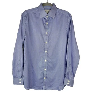 Charles Tyrwhitt Oberhemd Bügelfrei Extra Slim Fit Blau Kariert Herren 15 1/2/34" - Bild 1 von 13