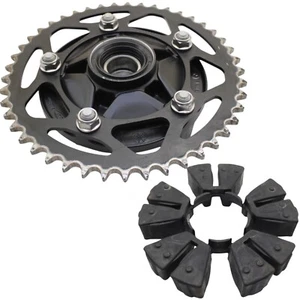 BMW S1000RR 2020-2024 piñón trasero cubo rueda cojines stock de goma negro - Imagen 1 de 14