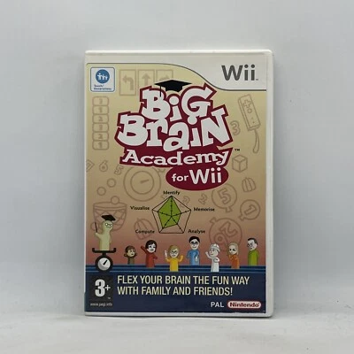 Big Brain Academy Brain Trainer Family Wii Nintendo Game Free Tracked Post PAL - Image 1 of 4