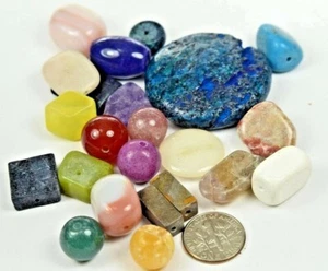 Piedras preciosas surtidas formas y tamaños ""MEZCLA DE PIEDRAS PRECIOSAS"" 100 gramos sueltos - Imagen 1 de 10